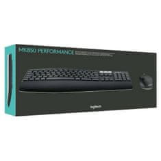 Logitech Tipkovnica in Miška Logitech PERFORMANCE MK850 Črna AZERTY