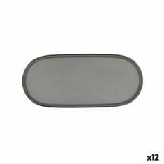 Bidasoa Pladenj za prigrizke Bidasoa Gio Siva Plastika 28 x 12 cm (12 kosov)