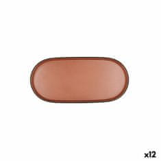 Bidasoa Skleda za Prigrizke Bidasoa Gio Rjava Plastika 23 x 10 cm 12 kosov