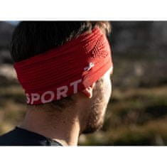 Compressport Športni Trak za na Glavo Compressport On/Off Temno Rdeča Ena velikost