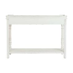 DKD Home Decor Konzola DKD Home Decor 120 x 40 x 84,5 cm Jelka Bela Les MDF