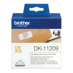 Brother Nalepke za tiskalnik Brother DK-11209 Črn/Bel 62 x 29 mm (3 kosov)