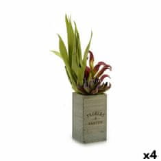 IBERGARDEN	 Dekorativna rastlina Flowers Garden Rjava Zelena 10 x 50 x 10 cm (4 kosov)