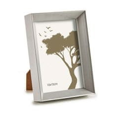 Gift Decor Okvir za fotografije 12,5 x 17,3 x 3,5 cm Srebrna Plastika Steklo (6 kosov)