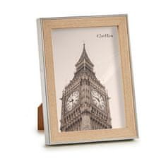 Gift Decor Okvir za fotografije 15,6 x 2 x 20,7 cm Srebrna Rjava Plastika Steklo (6 kosov)