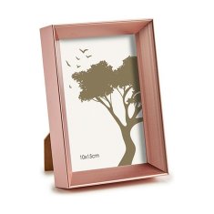 Gift Decor Okvir za fotografije 12 x 3,3 x 17,3 cm Roza Baker Plastika Steklo (6 kosov)