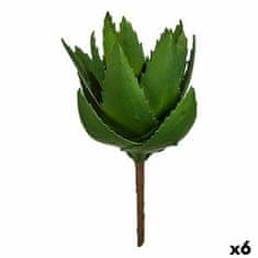 IBERGARDEN	 Dekorativna rastlina Aloe Vera 13 x 24,5 x 14 cm Zelena Plastika (6 kosov)