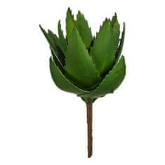 IBERGARDEN	 Dekorativna rastlina Aloe Vera 13 x 24,5 x 14 cm Zelena Plastika (6 kosov)