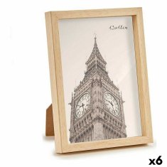 Gift Decor Okvir za fotografije 15,6 x 2 x 20,7 cm Rjava Plastika (6 kosov)