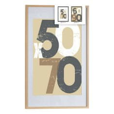 Gift Decor Okvir za fotografije 62,5 x 2,5 x 92,5 cm Naraven Plastika Les MDF (6 kosov)