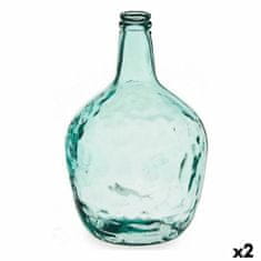 Gift Decor Steklenica Carafe Dekoracija Prozorno 22 x 37,5 x 22 cm (2 kosov)