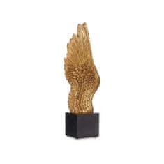 Gift Decor Okrasna Figura Krila Črna Zlat 8 x 33,5 x 13 cm (6 kosov)