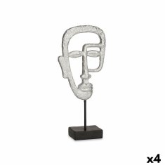 Gift Decor Okrasna Figura Obraz Srebrna 19,5 x 38 x 10,5 cm (4 kosov)