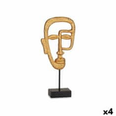 Gift Decor Okrasna Figura Obraz Zlat 19,5 x 38 x 10,5 cm (4 kosov)