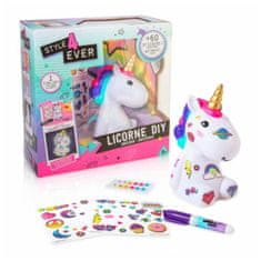 Canal Toys Svetleči samorog DIY Unicorn Canal Toys OFG 106 Bela Aluminij Plastika