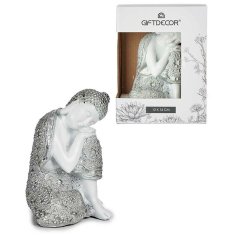 Gift Decor Okrasna Figura Buda Sede 10,5 x 15 x 12 cm (8 kosov)