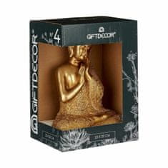 Gift Decor Okrasna Figura Buda Sede Zlat 17 x 33 x 23 cm (4 kosov)