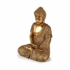 Gift Decor Okrasna Figura Buda Sede Zlat 18 x 33 x 22,5 cm (4 kosov)