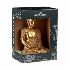 Gift Decor Okrasna Figura Buda Sede Zlat 18 x 33 x 22,5 cm (4 kosov)