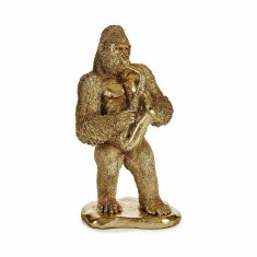 Gift Decor Okrasna Figura Gorila Saksofon Zlat 18,5 x 38,8 x 22 cm (3 kosov)