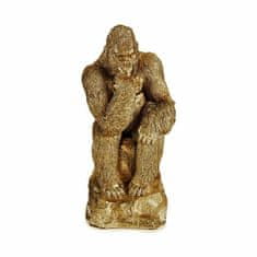 Gift Decor Okrasna Figura Gorila Zlat 20,5 x 47 x 23,5 cm (2 kosov)