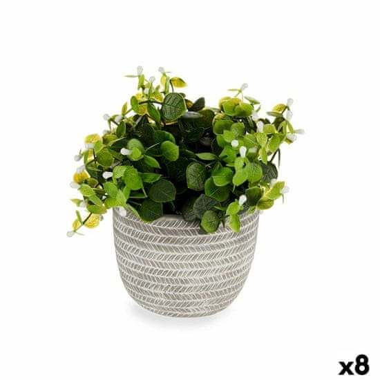 IBERGARDEN	 Dekorativna rastlina Flori Plastika 20 x 20,5 x 20 cm (8 kosov)