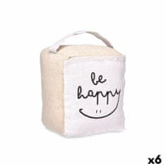 Gift Decor Držalo vrat Be Happy Kocka 16 x 19 x 14,5 cm (6 kosov)