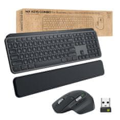 Logitech Tipkovnica in Brezžična Miška Logitech 920-010930 Qwerty Španska