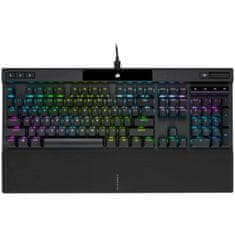 Corsair Bluetooth Tipkovnica s Stojalom za Tablični Računalnik Corsair K70 RGB PRO Črna Francoski AZERTY