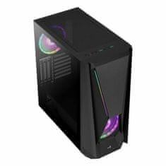 Aerocool Ohišje Midi-Stolp ATX Aerocool VISORBK LED RGB Črna