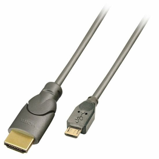 Lindy USB kabel za micro USB LINDY 41567 Antracit 2 m