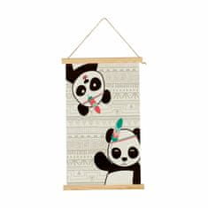 Gift Decor Dekoracija za steno Medved panda 1 x 54 x 33 cm (24 kosov)