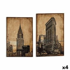 Gift Decor Platno New York 90 x 3 x 60 cm (4 kosov)