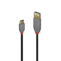 Lindy Kabel USB A v USB C LINDY 36887 Črna 2 m