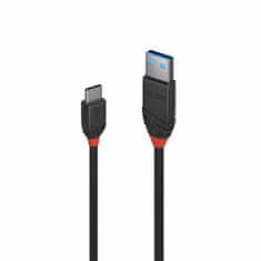 Lindy Kabel USB A v USB C LINDY 36915 50 cm Črna