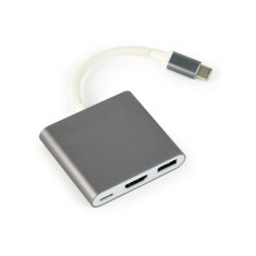 Gembird Adapter USB C v VGA GEMBIRD A-CM-HDMIF-02-SG