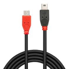 Lindy Kabel Micro USB LINDY 31717 50 cm Rdeč/Črn