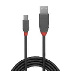 Lindy Kabel Micro USB LINDY 36725 5 m Črna