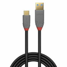 Lindy Kabel USB A v USB C LINDY 36911 Črna Antracit