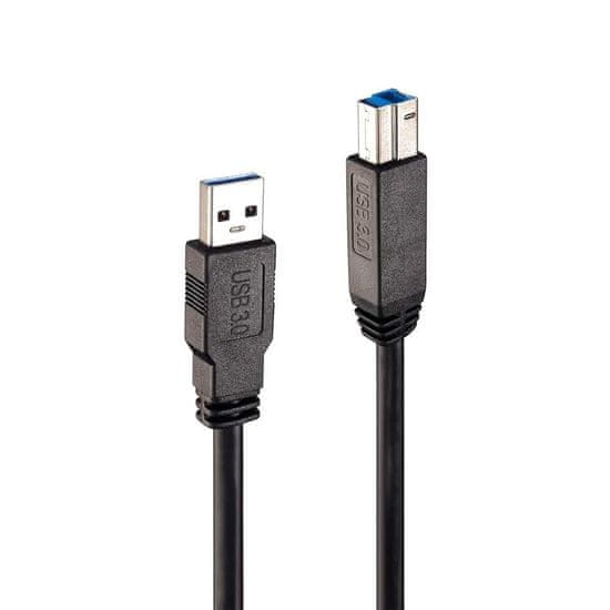 Lindy Kabel USB A v USB B LINDY 43098 10 m Črna