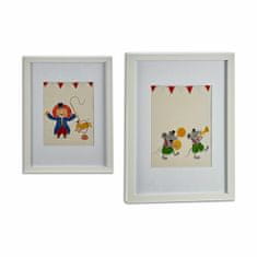 Gift Decor Slika Cirkus Pisana Les 33 x 3 x 43 cm