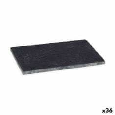 Kinvara Pladenj za prigrizke Črna Tabla 10 x 0,5 x 15 cm (36 Kosov)