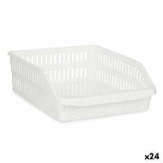 Kinvara Organizator za hladilnik Bela Plastika 26 x 9,3 x 30,5 cm (24 kosov)