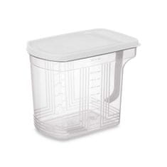 Kinvara Organizator za hladilnik Siva Prozorno Plastika 2,5 L 20,5 x 17 x 13 cm (24 kosov)