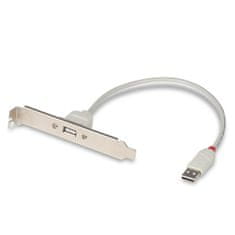 Lindy Kabel USB A v USB B LINDY 33123 Bela