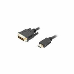 Lanberg Kabel iz HDMI v DVI Lanberg CA-HDDV-10CC-0030-BK Črna 3 m Moški Vtič/Moški Vtič