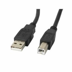 Lanberg Kabel USB 2.0 A v USB B Lanberg CA-USBA-11CC-0018-BK Črna 1,8 m (1 kosov)