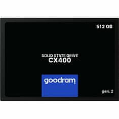 GoodRam Trdi Disk GoodRam SSDPR-CX400-512-G2 SSD 550 MB/s 512 GB SSD