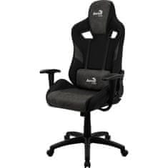 Aerocool Stol Gaming Aerocool COUNT AeroSuede 180º Črna