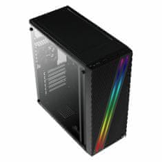 Aerocool Ohišje Midi-Stolp ATX Aerocool Streak RGB USB 3.0 Črna